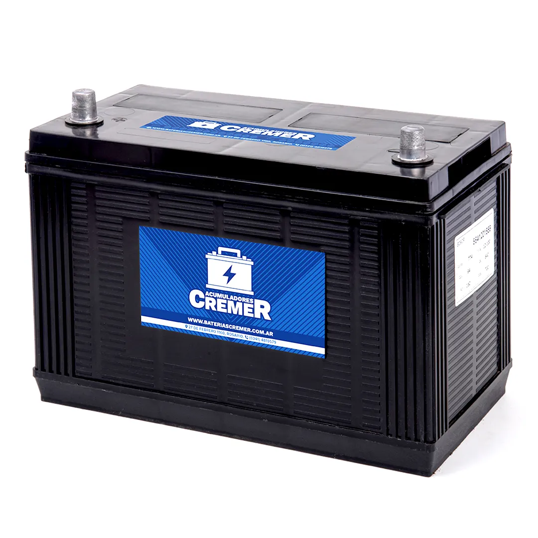 BATERÍA PARA AUTOS CREMER 12V 100AH LIBRE MANTENIMIENTO