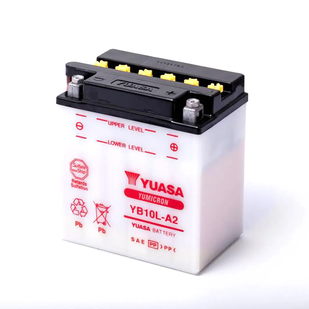BATERÍA PARA MOTOS YUASA YB10L-A2 /12V 12AH