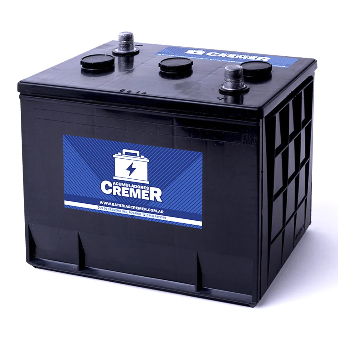 BATERÍA PARA AUTOS CREMER 6V 160AH LIBRE MANTENIMIENTO