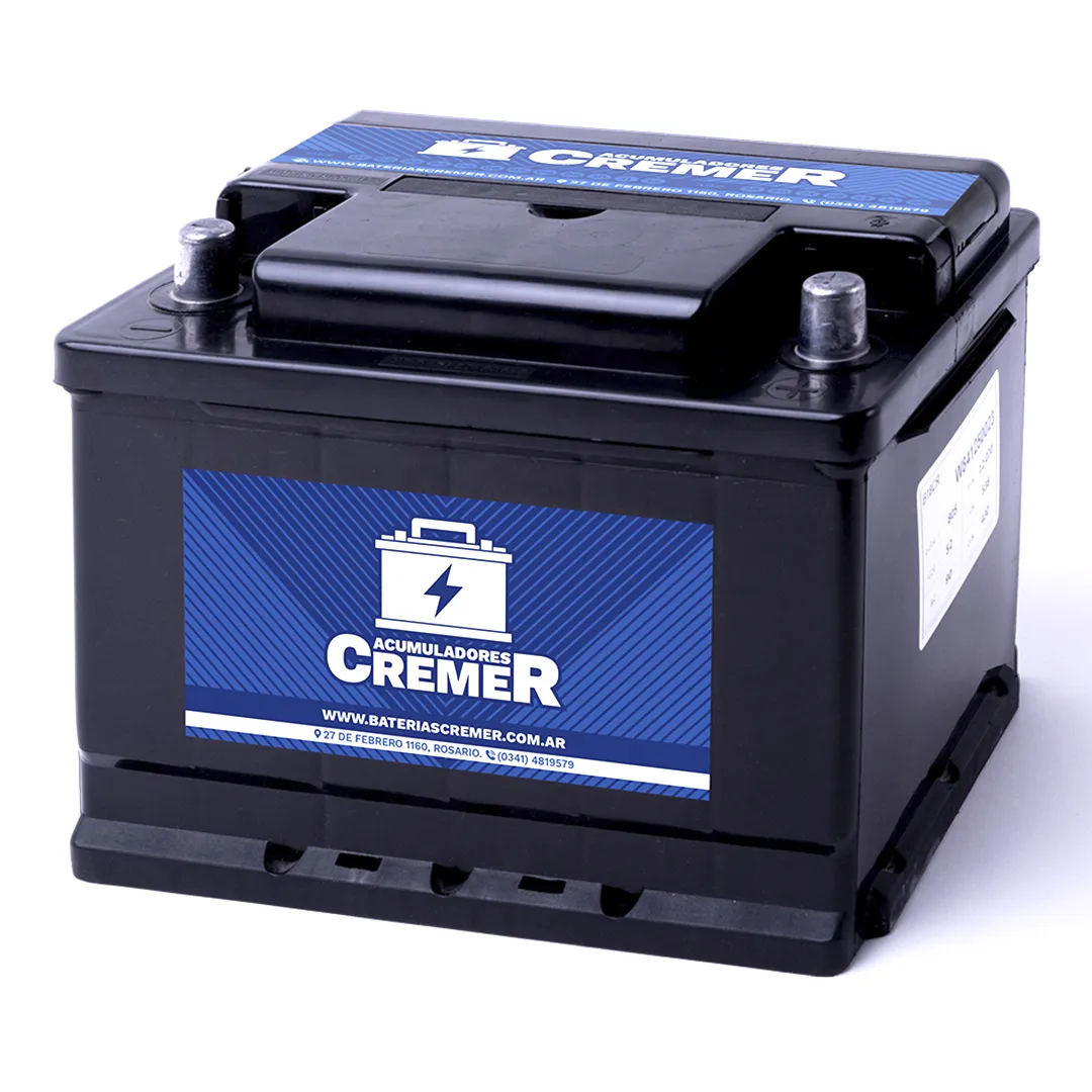 BATERÍA PARA AUTOS CREMER 12V 70AH ALTA LIBRE MANTENIMIENTO