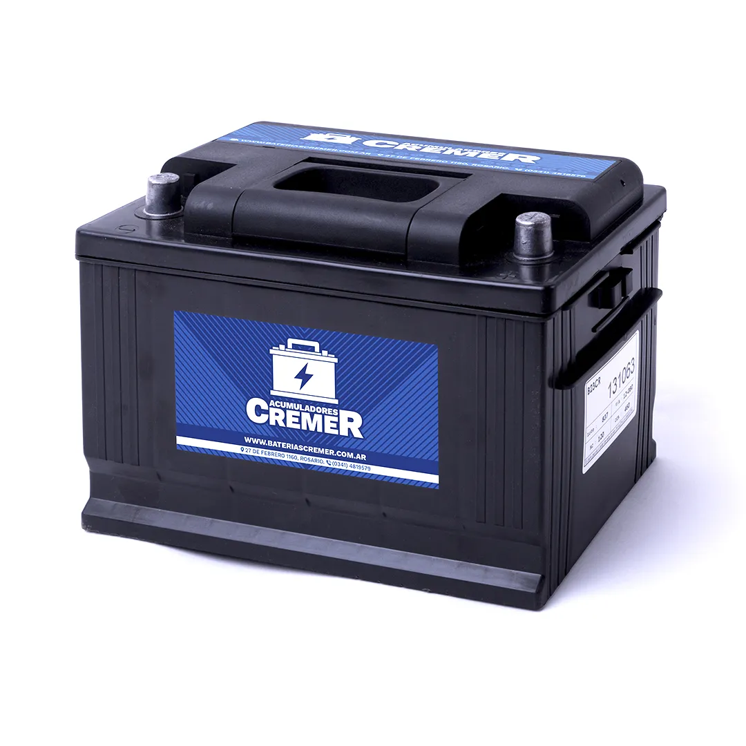 BATERÍA PARA AUTOS CREMER 12V 80AH LIBRE MANTENIMIENTO