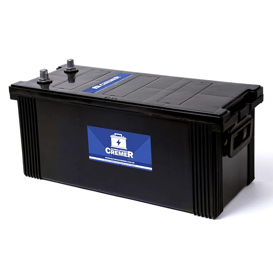 BATERÍA PARA CAMIONES CREMER 12V 180AH LIBRE MANTENIMIENTO