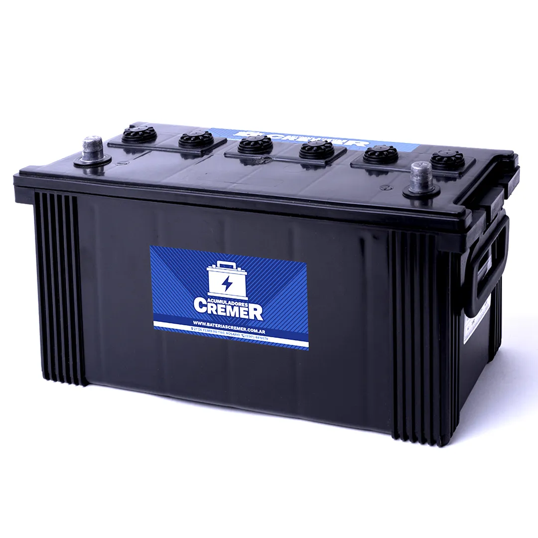 BATERÍA PARA CAMIONES CREMER 12V 120AH LIBRE MANTENIMIENTO