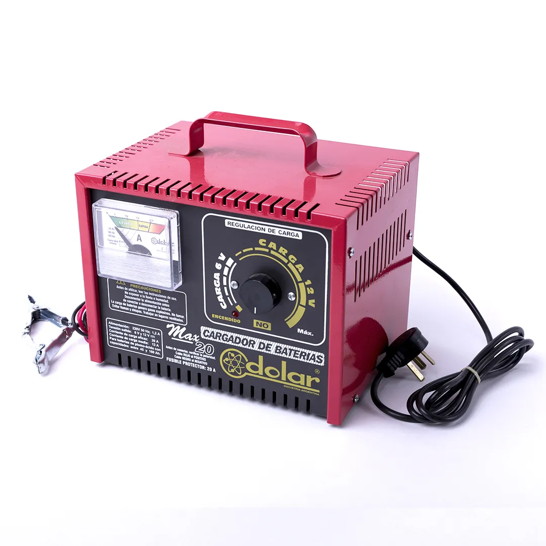 CARGADOR DOLAR MAX 20 - SALIDA 6V / 12V