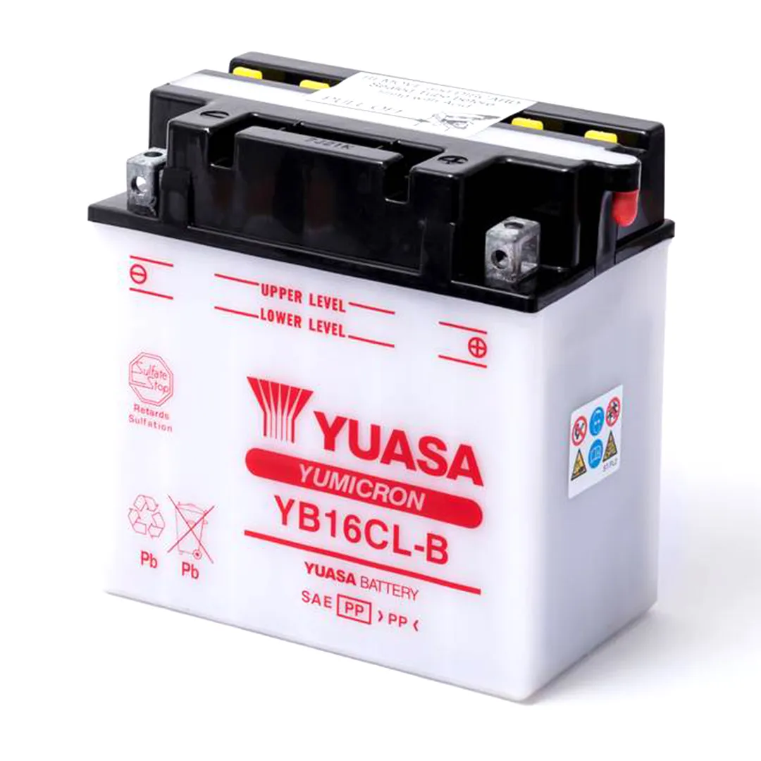 BATERÍA PARA MOTOS YUASA YB16CL-B 12V 19AH MOTO DE AGUA 